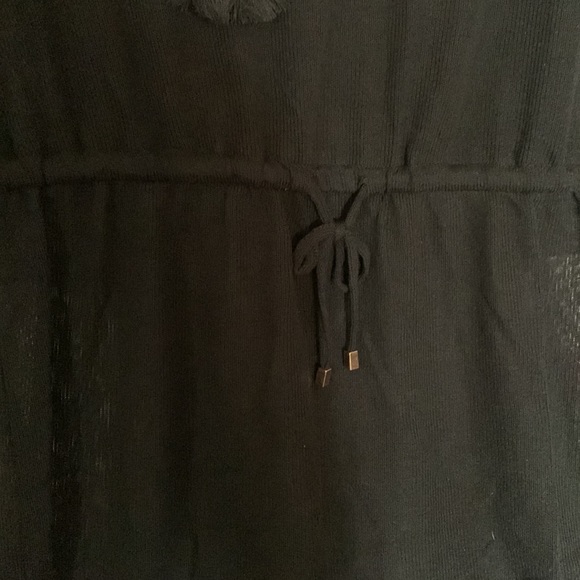 La Vien Rose Aqua swim cover up black Med NWT - Picture 3 of 9